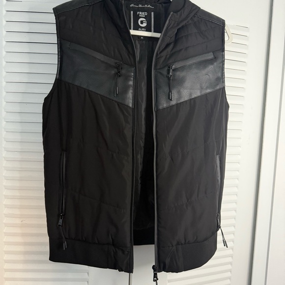 Men black jacket size small - Picture 2 of 3